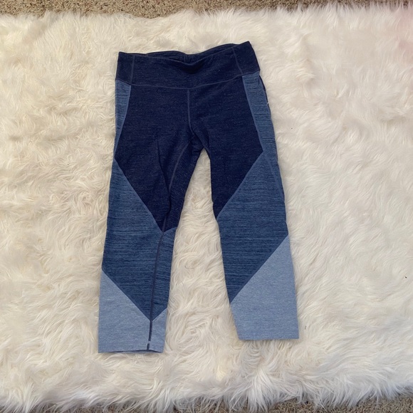 Color block cotton capris leggings - Picture 2 of 12